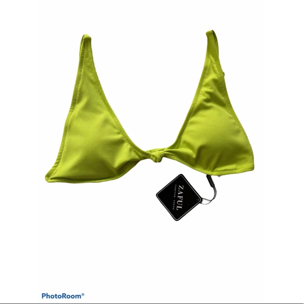 NWT Zaful Knotted Swim Top Size M